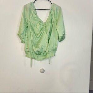 Pastel green CATO blouse